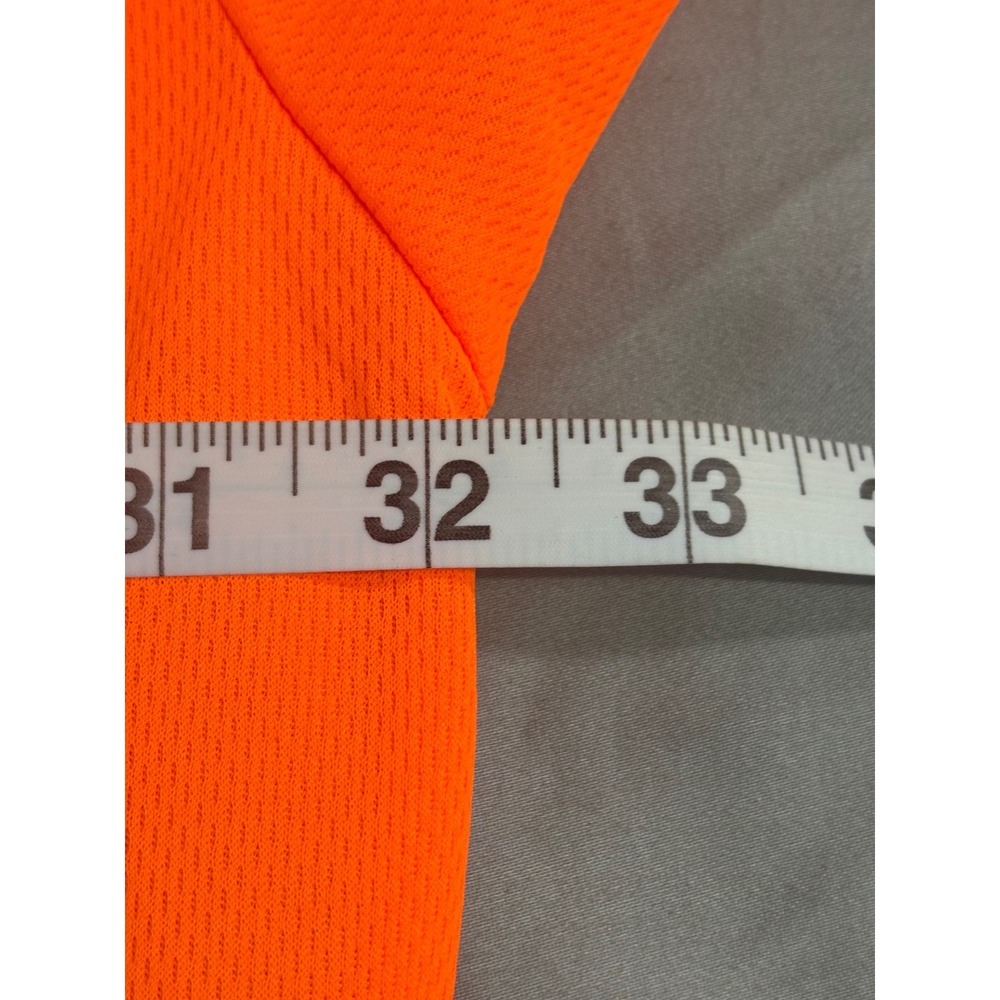 Safety Shirt Hi-Vis Orange Reflective Class 3 Type R T2012 Mens 5XL Work Tee - Picture 4 of 5